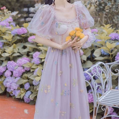 Fairy Dresses Princesscore Aesthetic Fairycore Cottagecore Fashion