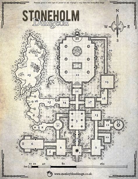Dungeon Maps Fantasy Map Map