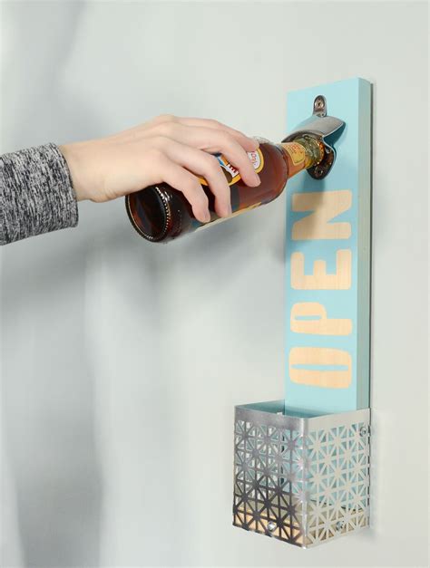 Diy Easy Wall Mounted Bottle Ppener Wall Mounted Bottle Opener Wall