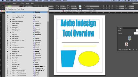 Adobe Indesign Cc Tutorial Basic Rundown Of Design Tools And Beginner