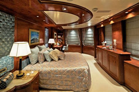 Master Stateroom Aboard Luxury Yacht Omega — Yacht Charter