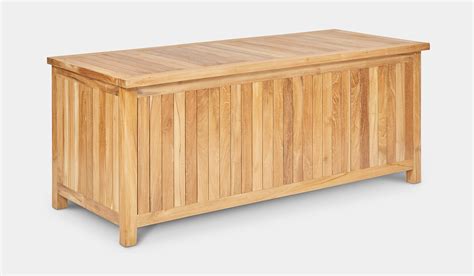 Teak Cushion Storage Box Woodbury Furniture