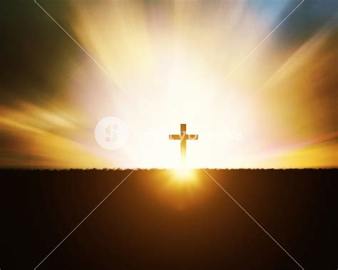 The Cross On The Horizon At Sunset Royalty Free Stock Image Storyblocks
