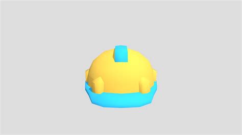 Pc Computer Roblox Builders Club Helmet Download Free 3d Model By