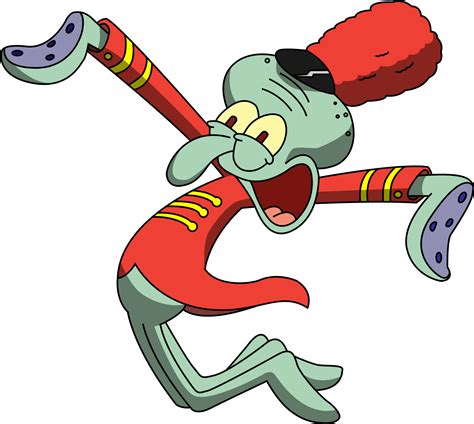 Squidward Dab Wallpaper Squidward Tentacles Clipart Large Size Png