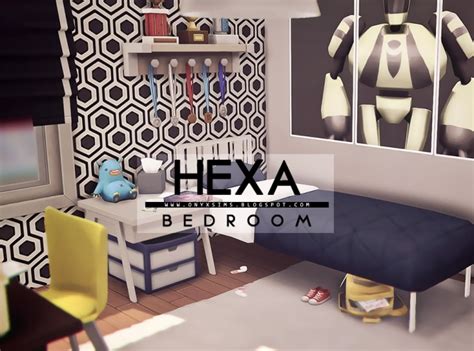 Hexa Bedroom At Onyx Sims Sims 4 Updates