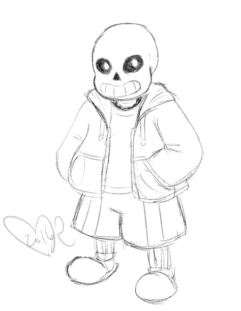 Bad Time Sans Coloring Pages Coloring Pages