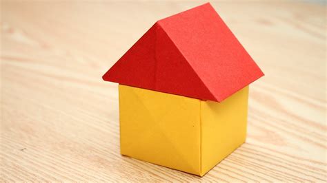 Easy Origami House How To Make House Step By Step Youtube