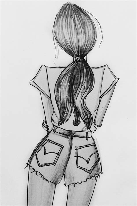 How To Draw Back View At How To Draw
