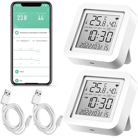 Buy Smart Wifi Temperature Monitor Temperature Humidity Monitor Indoor