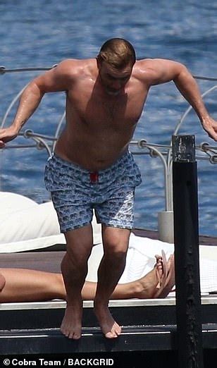 Gary Barlow Wife Dawn And Son Daniel 19 Enjoy Swim In Italy Daily