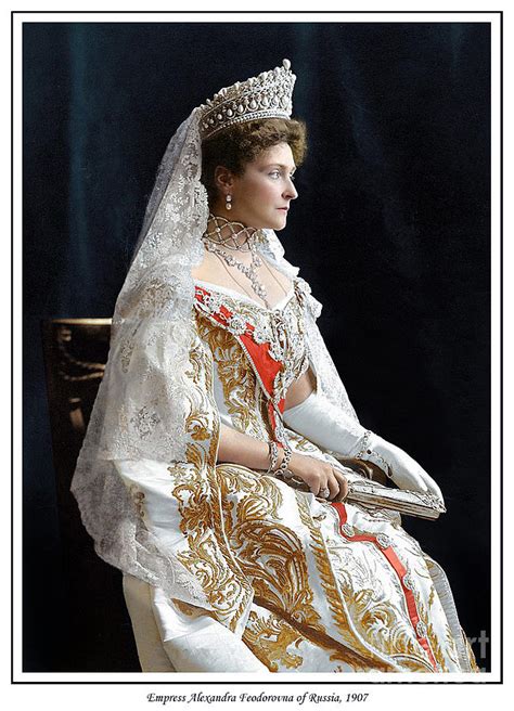 Empress Alexandra Feodorovna Of Russia 1907 Photograph By Romanov Pixels