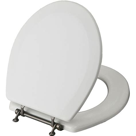 Magnolia Elongated Wood Toilet Seat With Bronze Plated Hinges Free