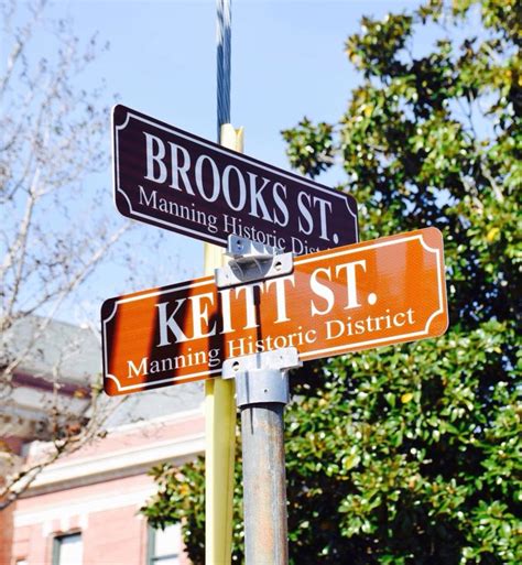 City Adds Historic District Street Signs Manning Live