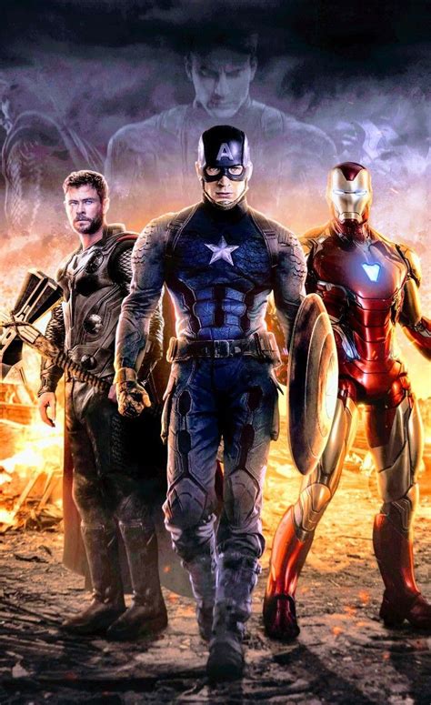 Avengers Trio Wallpapers Wallpaper Cave