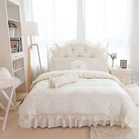 Cotton linen double duvet cover vintage rose. Vintage Beige Bohemian Baroque Style Tribal Print Ruffle ...