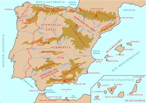 Épila Sociales 1 Mapa Físico De España