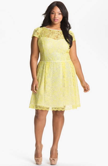 Plus Size Yellow Dresses Natalie