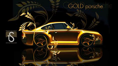 54 Cool Gold Cars