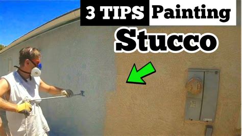 3 Tips To Paint Stucco Like A Professional Youtube