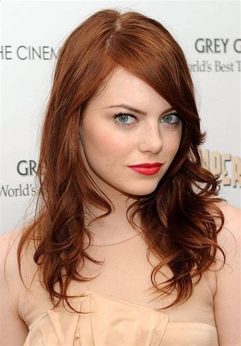 She Is Drop Dead Gorgeous Here Hair Color Auburn Emma Stone Hair Red Hair Color