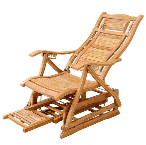 Made from solid ash wood, this chair features tapered legs and flowing arms for a stylish and stable seat. Modern Bamboo Rocking Chair Adult Glider Rocker Natural ...