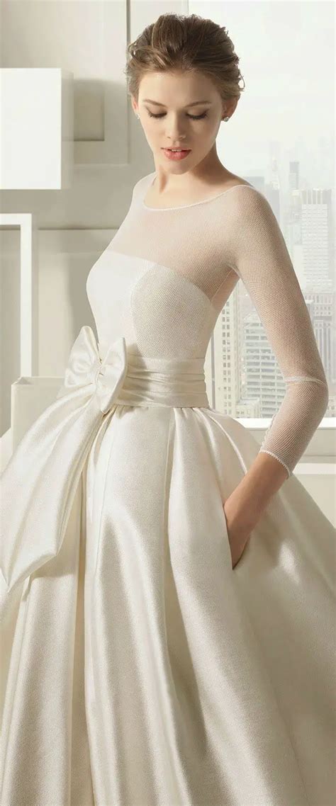 Elegant Long Sleeve Wedding Dresses For Winter Brides
