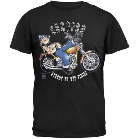 Popeye Popeye Chopper T Shirt Medium
