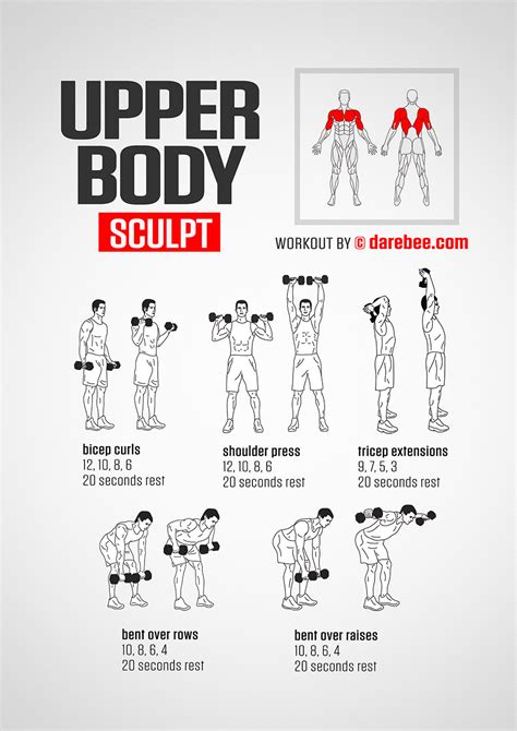 Upper Body Sculpt Body Sculpting Workouts Upper Body Workout Gym Upper Body Workout Men