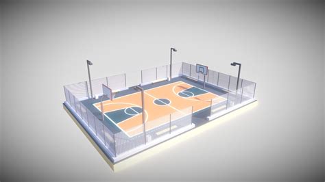 Basketball Court Download Free 3d Model By Klieg3d D2ea5bc Sketchfab