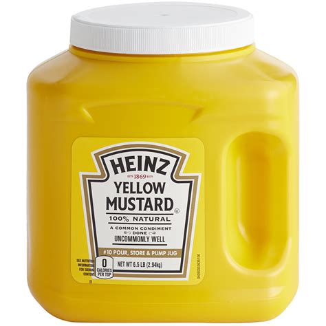 Heinz 104 Oz Yellow Mustard Jug