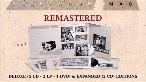 Fleetwood mac were the biggest band in the world, and they weren't going to rest on their. Fleetwood Mac - Deluxe Remastered TUSK - 2017 - YouTube