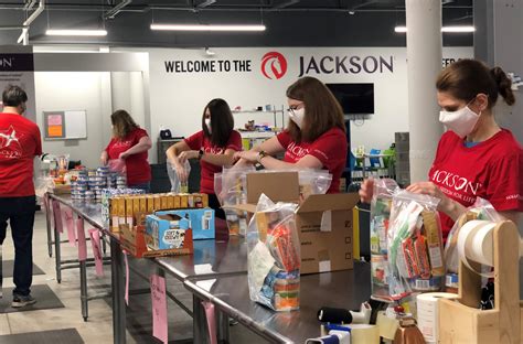 Jackson In Action Associates Volunteer At Greater Lansing Food Bank Greater Lansing Food Bank