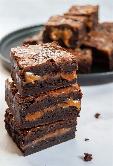 Salted Caramel Brownies Chocolate Brownie Recipe Brownies Recipe