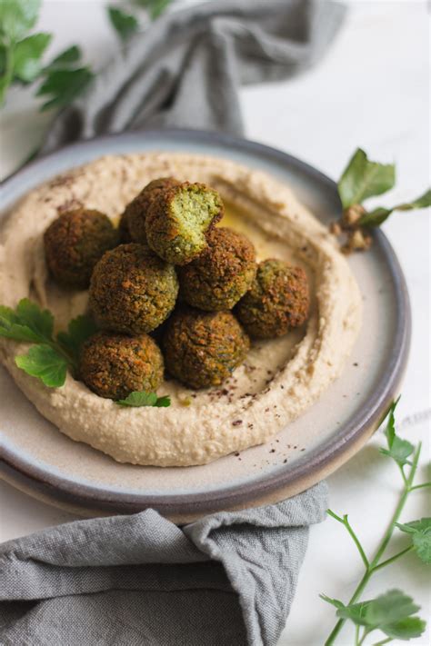 Falafels de pois chiches secs comme les frits mais au four