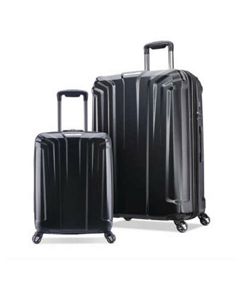 Samsonite Endure 2 Piece Hardside Luggage Set Blacksilver