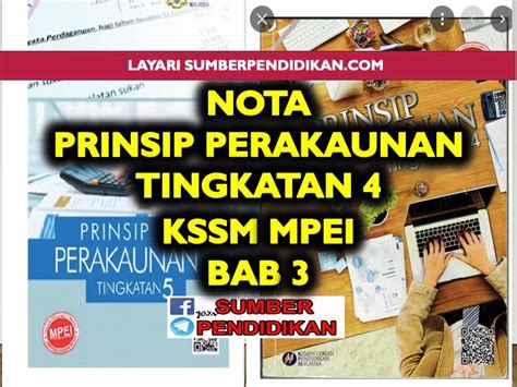 Nota Perakaunan Tingkatan 4 KSSM Bab 3 Dokumen Perniagaan Sumber Maklumat
