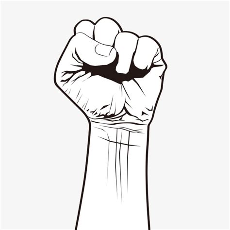 Clenched Fist Drawing At Getdrawings Free Download