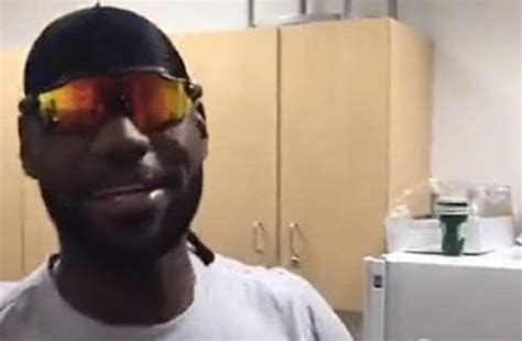 Lebron James Tried To Wear Silly Looking Sunglasses Against Wizards
