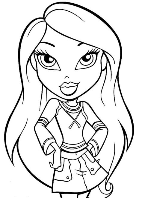 Bratz Coloring Pages Free Printable Coloring Pages For Kids