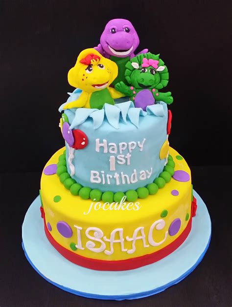 Barney And Friends Cake For Alexia Yong 1st Birthday More Barney