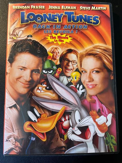 Looney Tunes Back In Action Dvd 2004 Full Frame Brendan Fraser