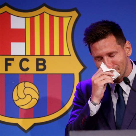 Lionel Messi Se Despide Entre Lágrimas Del Fc Barcelona El Sol De Mixco