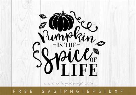 Free Pumpkin Quote Svg Png Eps And Dxf By Caluya Design