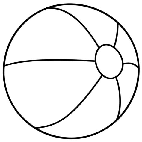 Beach Ball Coloring Pages - Cliparts.co
