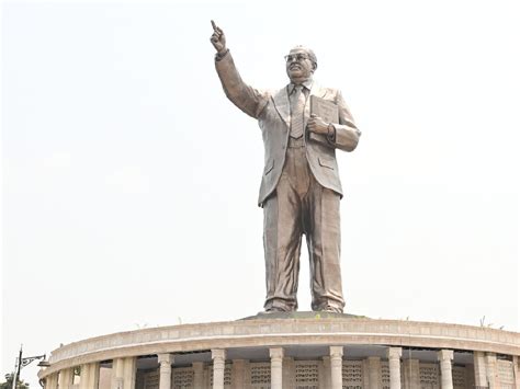 KCR To Inaugurate 125 Feet Tall Statue Of Dr BR Ambedkar In Hyderabad