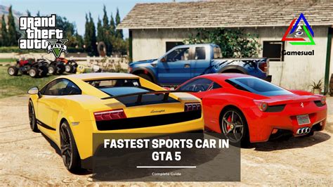 Top 20 Fastest Sports Car In Gta V Gamesual