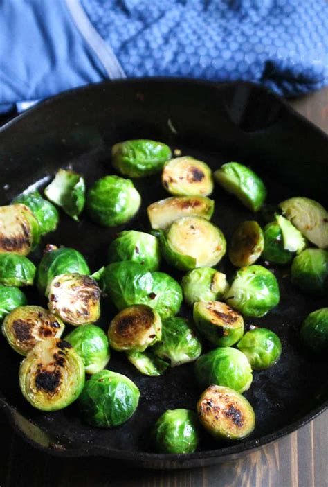 Prepare brussels sprouts as above in steps 1 and 2. Stovetop Charred Lemon Brussels Sprouts | Frugal Nutrition