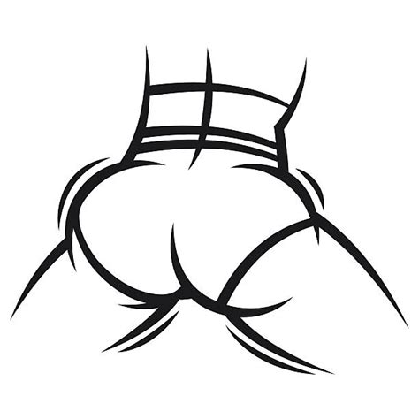 420 Beautiful Buttocks Drawing Illustrations Royalty Free Vector