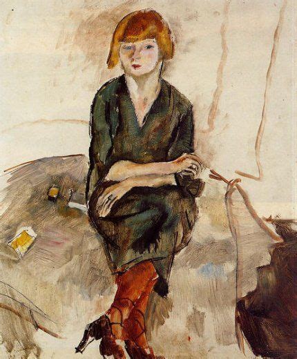 Jules Pascin Young English Woman Painting Pascin Painting Oil